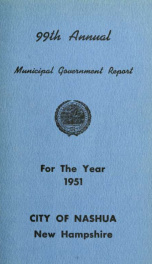 Report of the receipts and expenditures of the City of Nashua 1951_cover