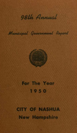 Report of the receipts and expenditures of the City of Nashua 1950_cover