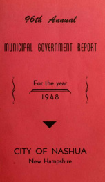 Report of the receipts and expenditures of the City of Nashua 1948_cover