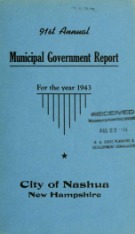 Report of the receipts and expenditures of the City of Nashua 1943_cover