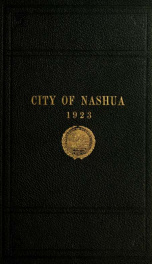 Report of the receipts and expenditures of the City of Nashua 1923_cover