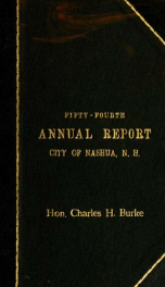 Report of the receipts and expenditures of the City of Nashua 1906_cover