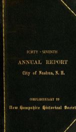 Report of the receipts and expenditures of the City of Nashua 1899_cover