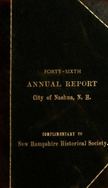 Report of the receipts and expenditures of the City of Nashua 1898_cover