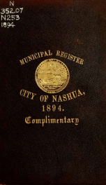 Report of the receipts and expenditures of the City of Nashua 1894_cover