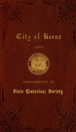 Report of the superintending school committee of Keene, N.H. . 1909_cover