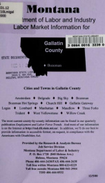 Labor market information for Gallatin County 2000_cover