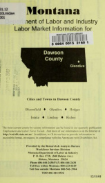 Labor market information for Dawson County 2001_cover
