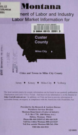 Labor market information for Custer County 2001_cover