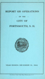 Receipts and expenditures of the Town of Portsmouth 1944_cover