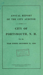 Receipts and expenditures of the Town of Portsmouth 1936_cover