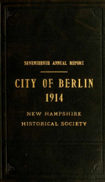 Annual city report, Berlin, New Hampshire 1914_cover