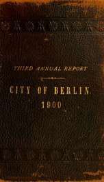 Annual city report, Berlin, New Hampshire 1900_cover