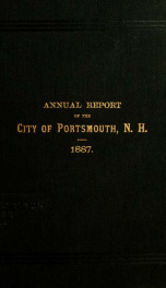 Receipts and expenditures of the Town of Portsmouth 1887_cover