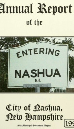 Report of the receipts and expenditures of the City of Nashua 1997-1998_cover