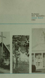 Annual report of the receipts and expenditures of the Town of Rochester 1965_cover