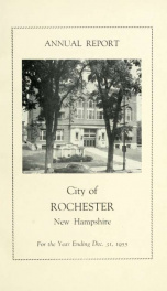 Annual report of the receipts and expenditures of the Town of Rochester 1955_cover