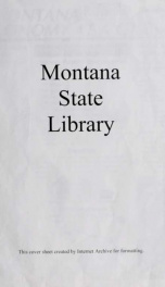 Montana economy at a glance 2001 DEC_cover