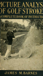 Picture analysis of golf strokes, a complete book of instruction_cover