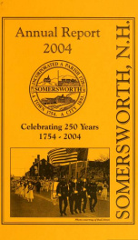 Receipts and expenditures of the Town of Somersworth for the year ending . 2004_cover