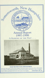 Receipts and expenditures of the Town of Somersworth for the year ending . 1998-1999_cover