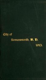 Receipts and expenditures of the Town of Somersworth for the year ending . 1913_cover