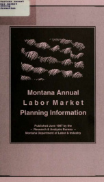 Montana annual labor market planning information 1997_cover