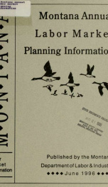 Montana annual labor market planning information 1996_cover