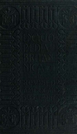 The Encyclopaedia Britannica; ... A dictionary of arts, sciences and general literature 30_cover