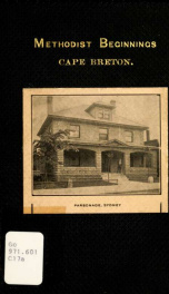 Methodism in Cape Breton, 1789-1914 ; a retrospect_cover