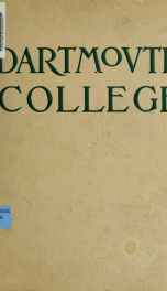 Dartmouth College; a book of information for the guidance of prospective students and others_cover