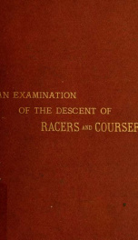 Newmarket & Arabia : an examination of the descent of racers and coursers_cover