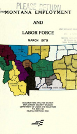 Montana employment and labor force MAR 1979_cover