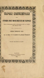 Storia de' monumenti di Napoli e degli architetti che gli edificavano 2_cover