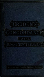 Cruden's complete concordance to the Old and New Testaments_cover