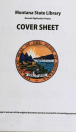 Montana employment and labor force 1987 3RD QTR_cover