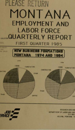 Montana employment and labor force 1984 2ND QTR_cover