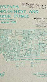 Montana employment and labor force 1982 3RD QTR_cover