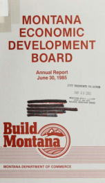 Annual report 1985_cover
