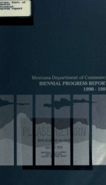 Biennial progress report 1990-91_cover