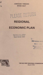 Regional economic plan : abridged version 1976_cover