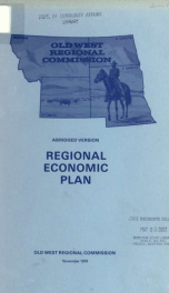 Regional economic plan for the Old West Regional Commission : abridged version 1976_cover