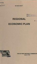 Regional economic plan for the Old West Regional Commission 1976 V. 1_cover