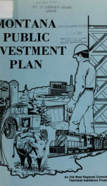 Montana state public investment plan 1977_cover