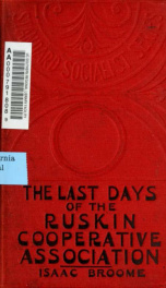 The last days of the Ruskin Co-operative Association_cover