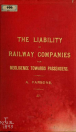 The liability of railway companies for negligence towards passengers_cover