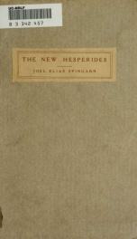 The new Hesperides, and other poems_cover