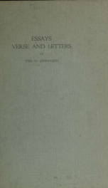 Essays, verse and letters of Joel M. Johanson_cover