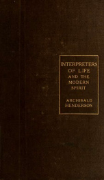 Interpreters of life and the modern spirit_cover