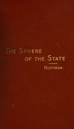 The sphere of the state; or, The people as a body-politic_cover